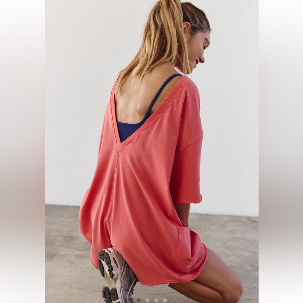 NWT Free People Hot Shot Tee Romper